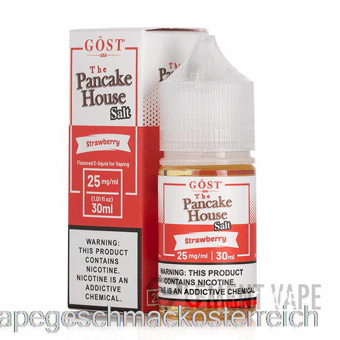 Erdbeersalze – The Pancake House – Gost Vapor – 30 Ml, 50 Mg Vape-Geschmack